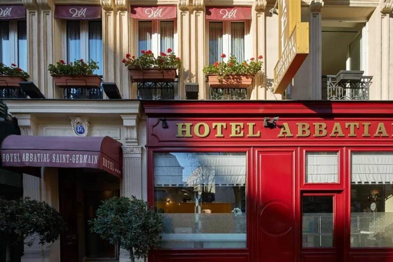 Hotel Abbatial Saint Germain Paris Exterior foto